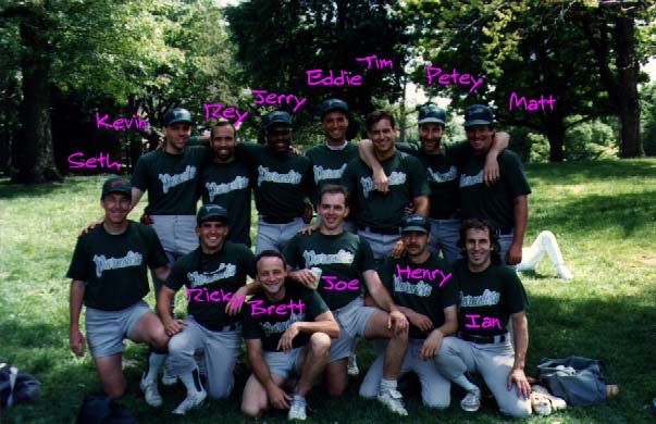 1991 Paradise Softball Team